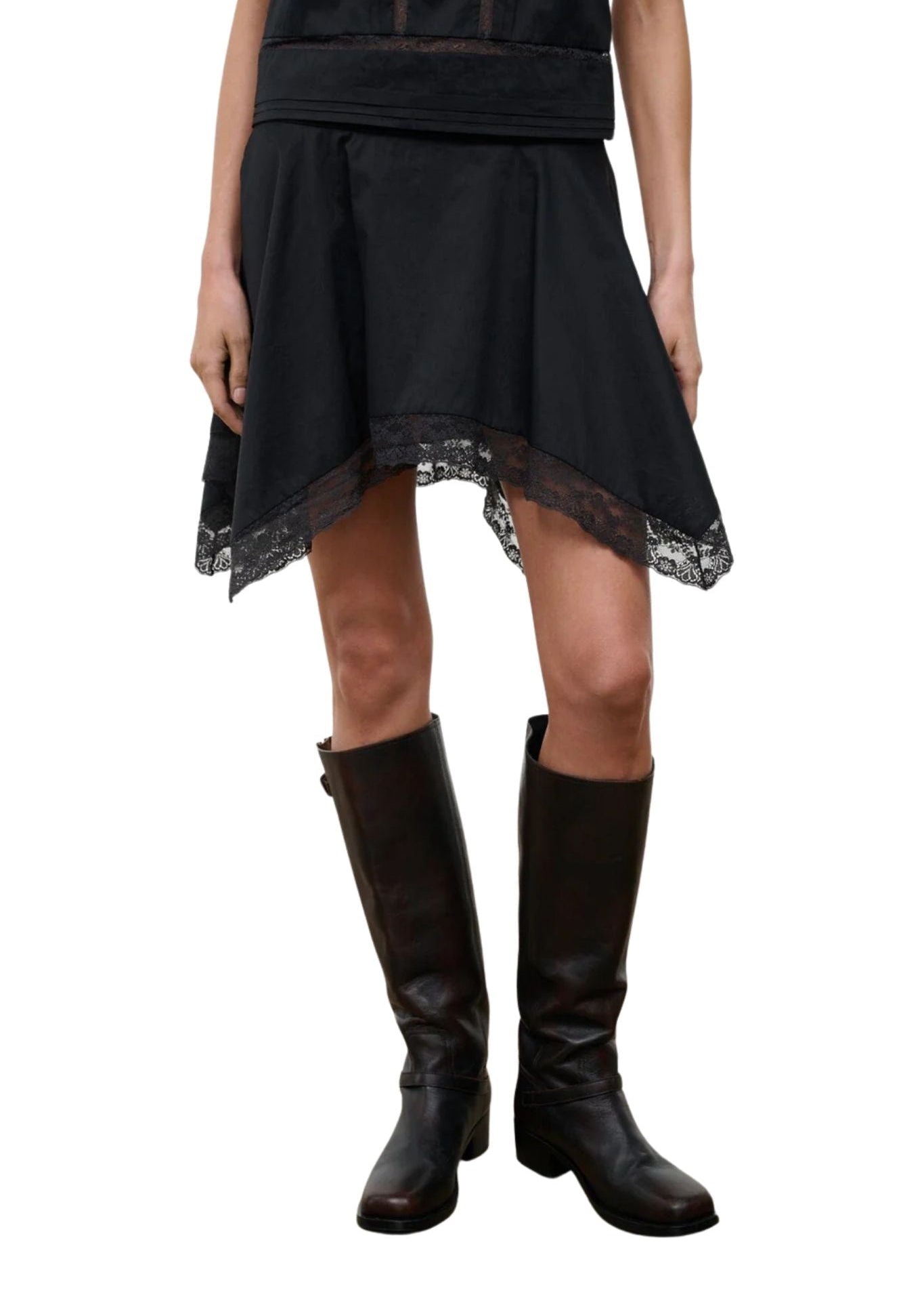 Staud Layla Skirt - Vermillion