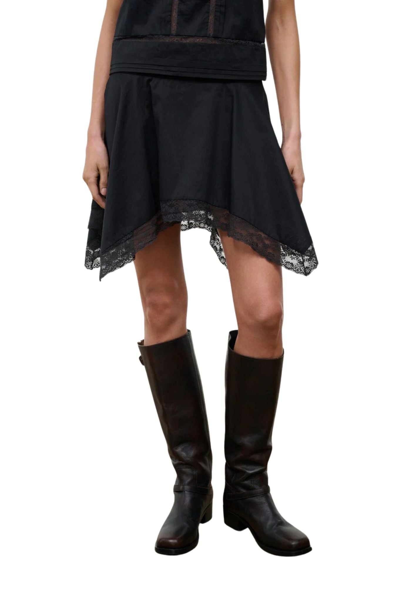 Staud Layla Skirt - Vermillion