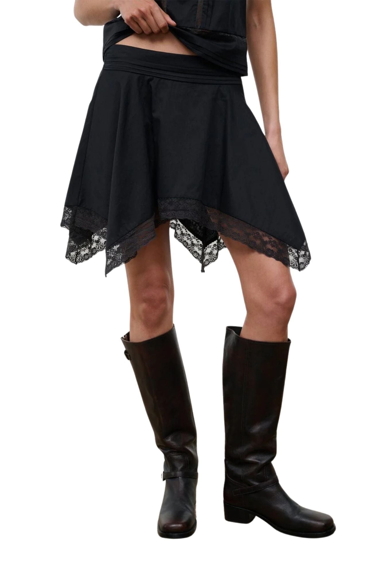 Staud Layla Skirt - Vermillion