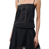Staud Layla Skirt - Vermillion