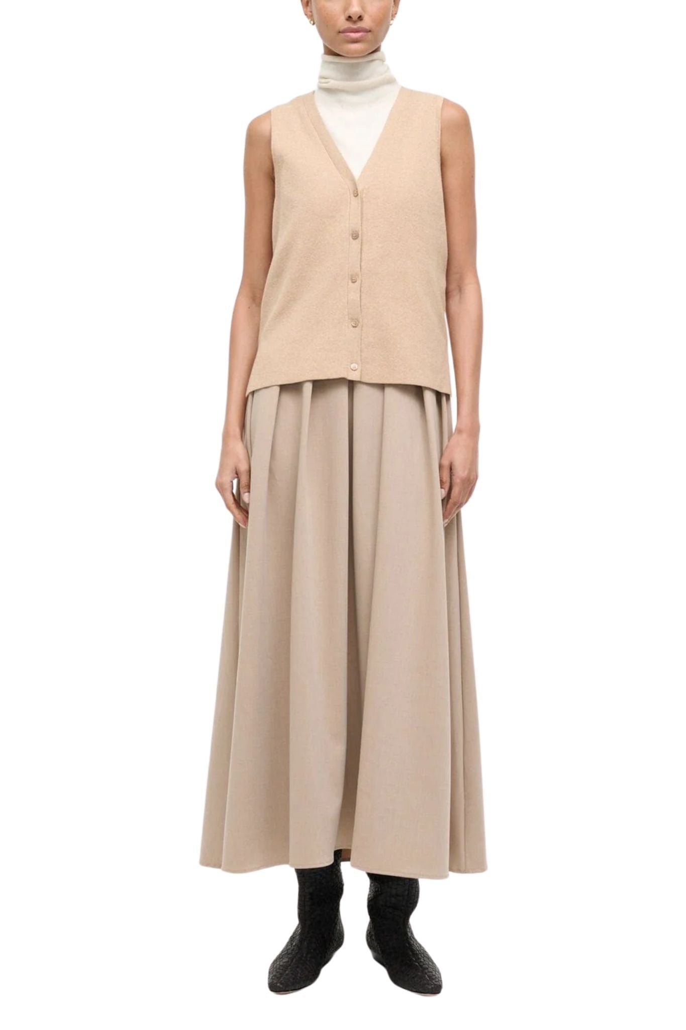 Staud Madeline Dress - Vermillion