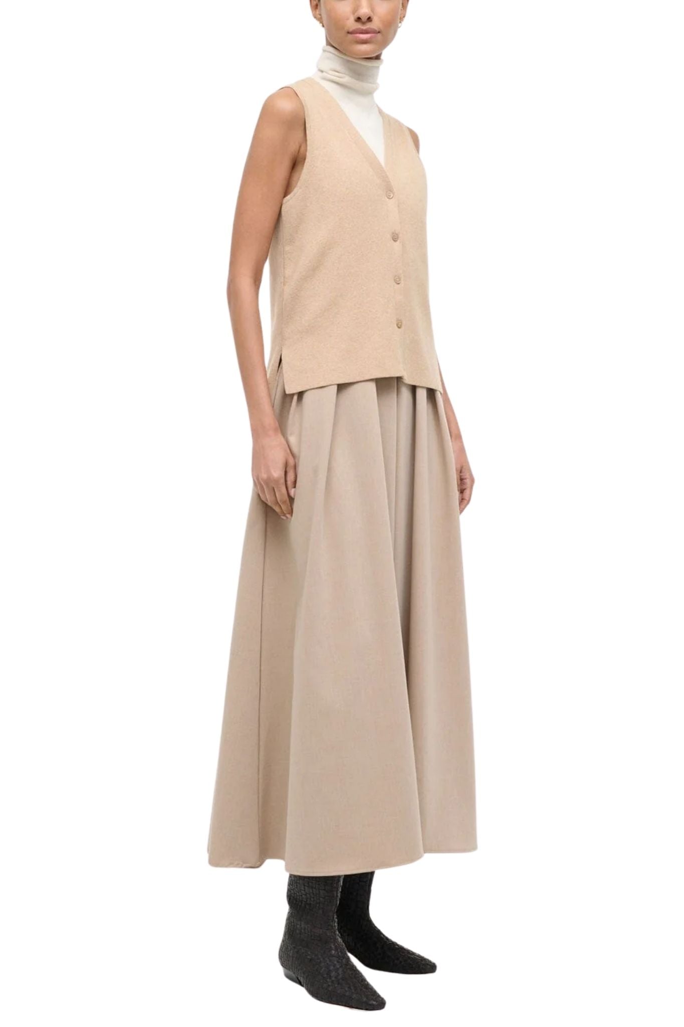 Staud Madeline Dress - Vermillion