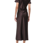 Staud Marcel Silk Dress - Vermillion