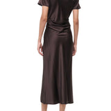 Staud Marcel Silk Dress - Vermillion