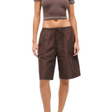 Staud Mateo Bermuda Short - Vermillion