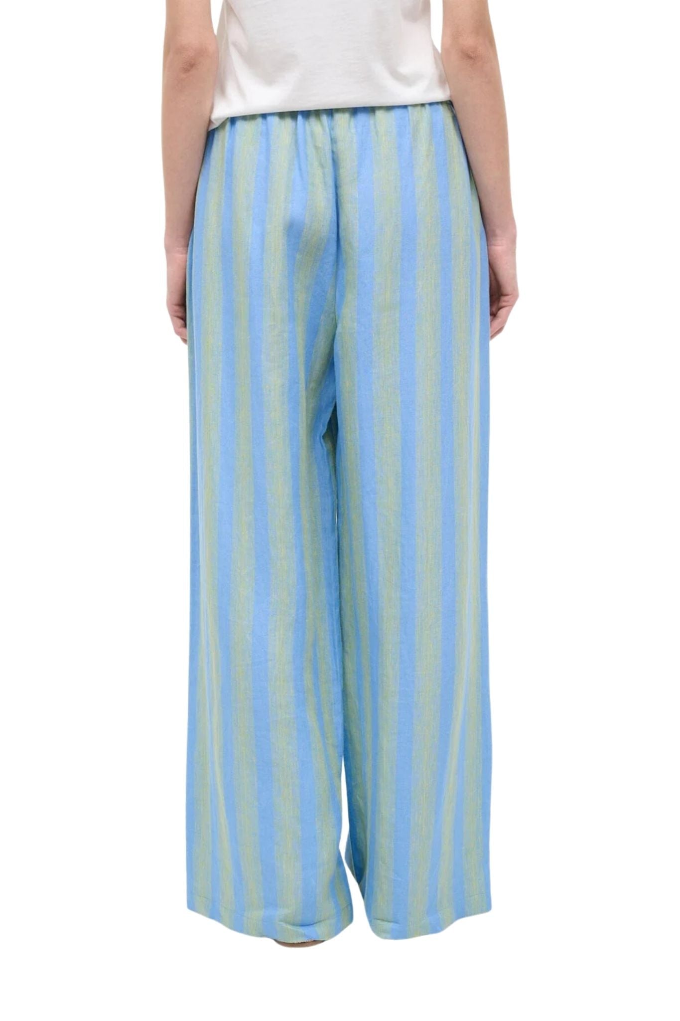 Staud Mateo Linen Pant - Vermillion