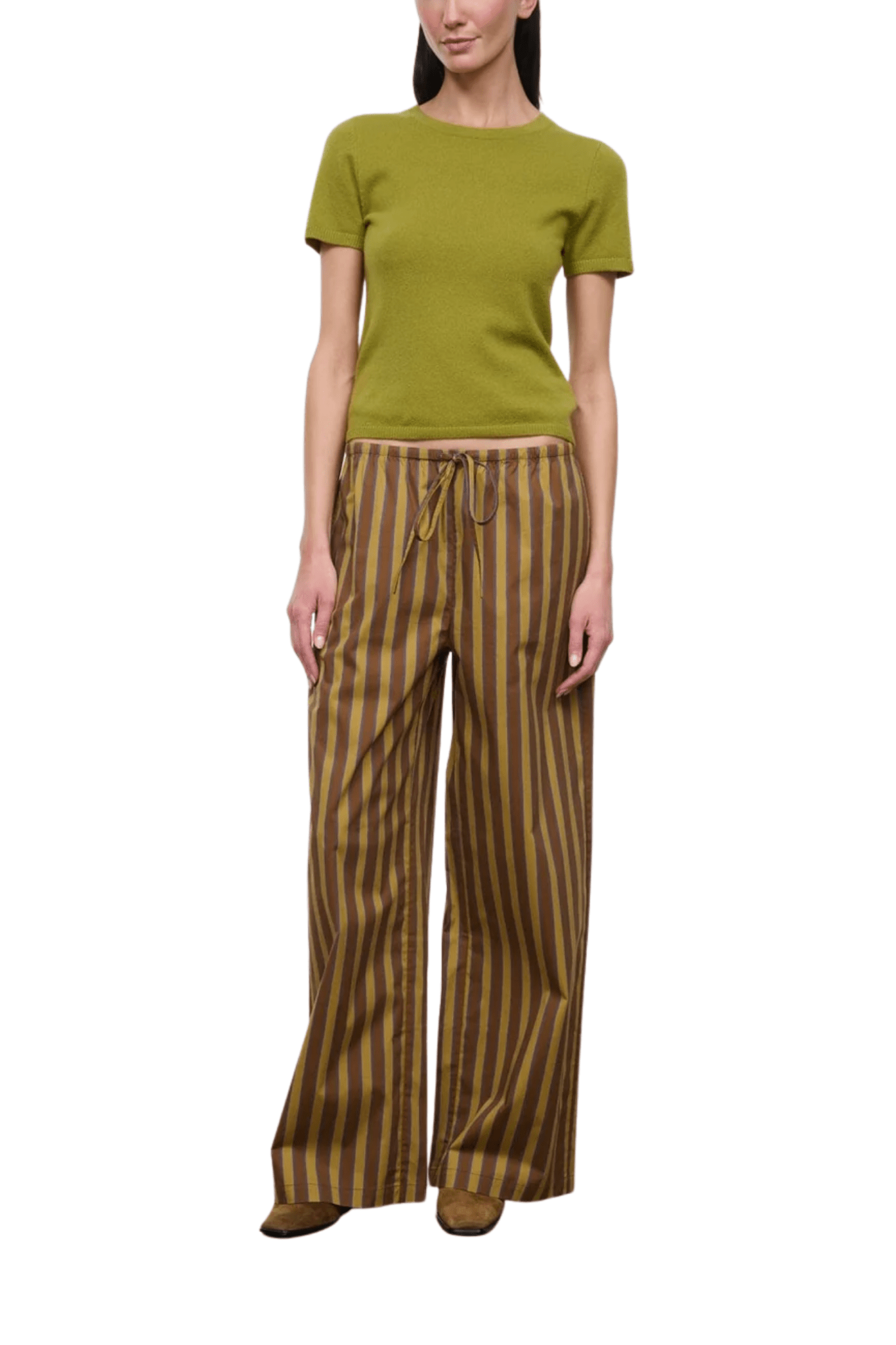 Staud Mateo Pant - Vermillion