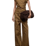 Staud Mateo Pant - Vermillion