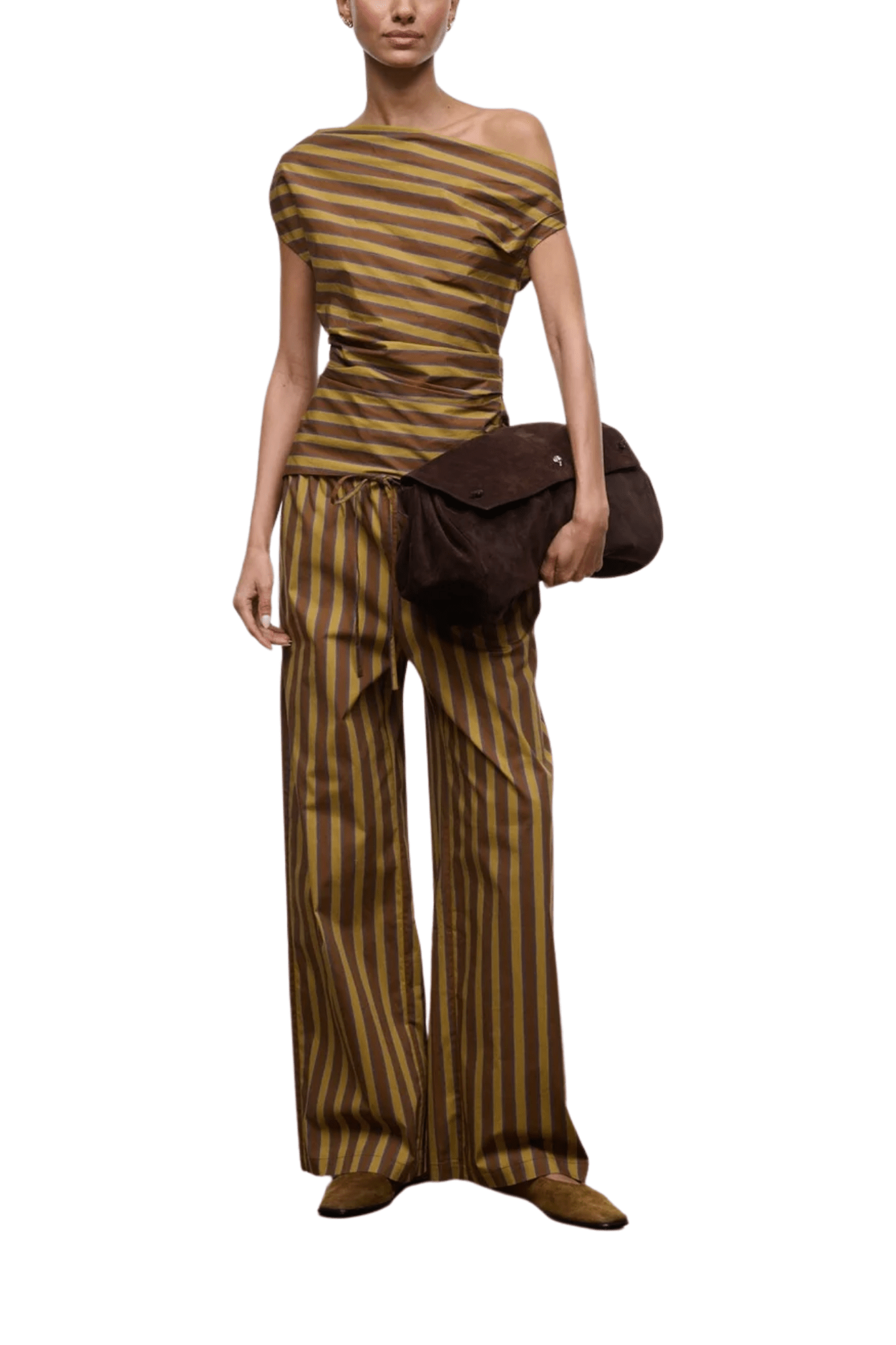 Staud Mateo Pant - Vermillion