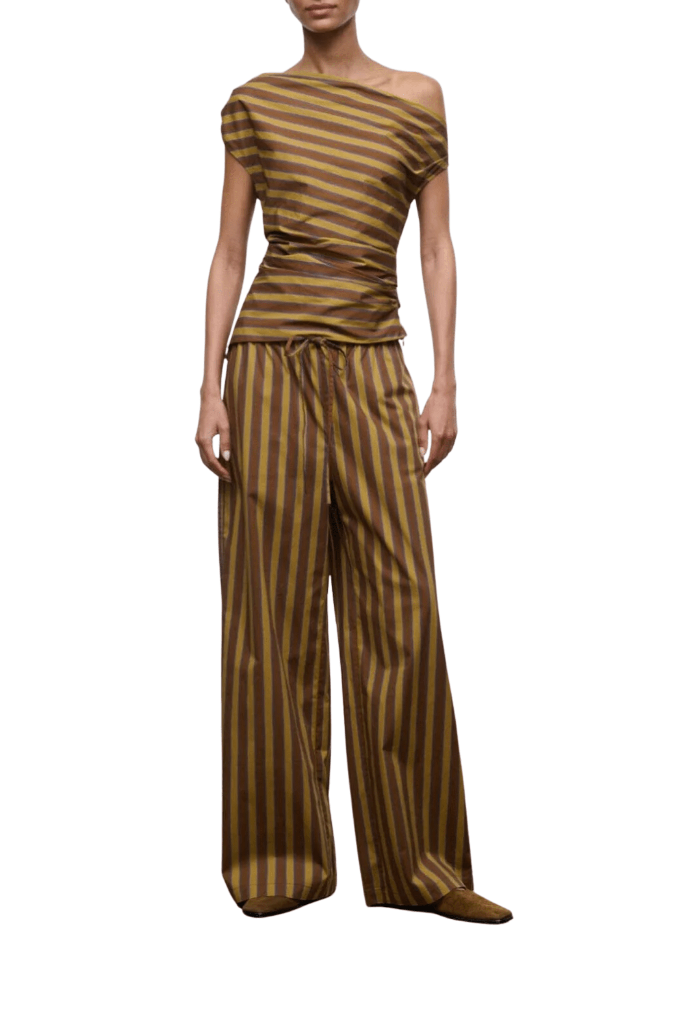 Staud Mateo Pant - Vermillion