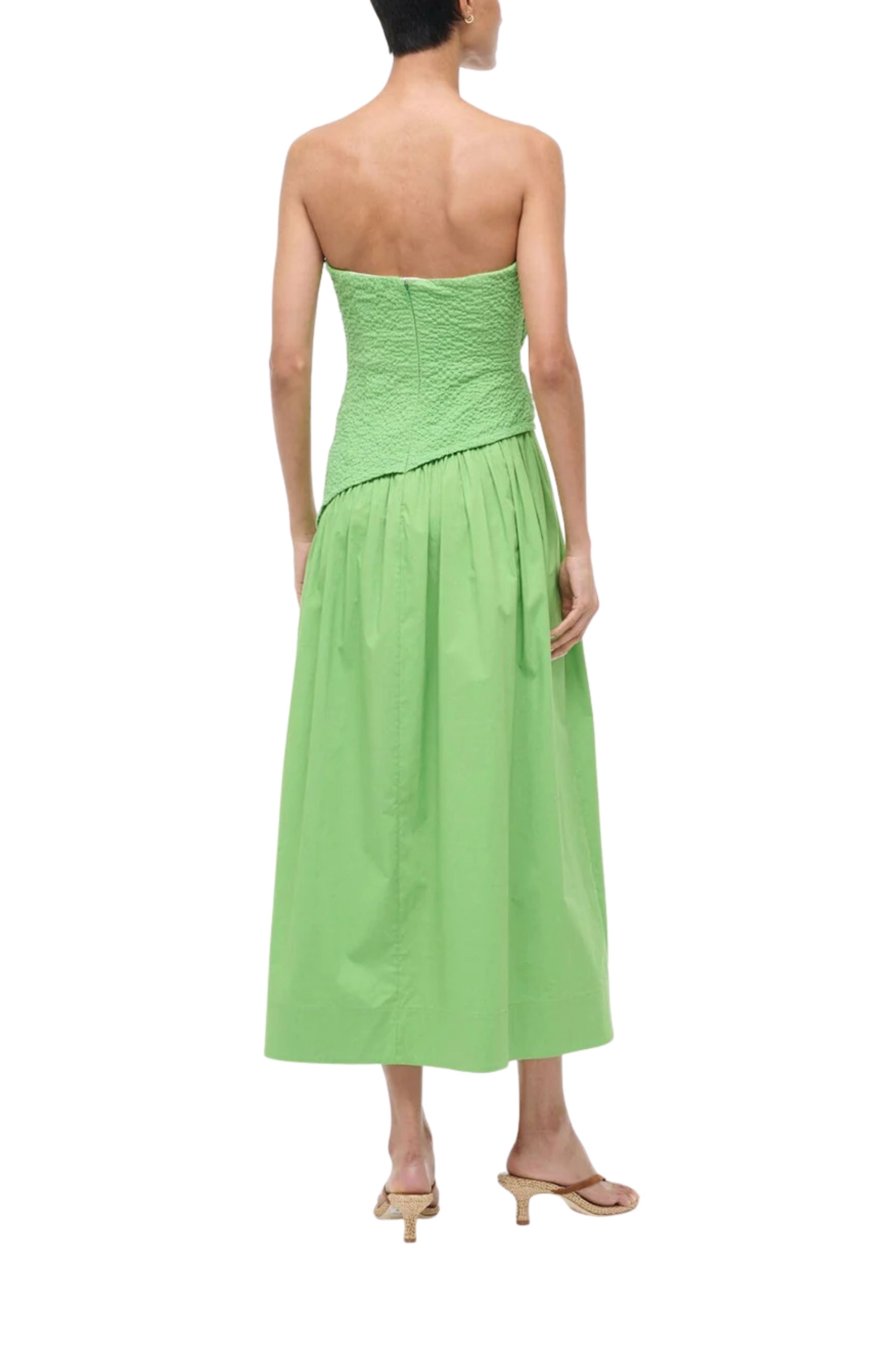 Staud Nia Dress - Vermillion