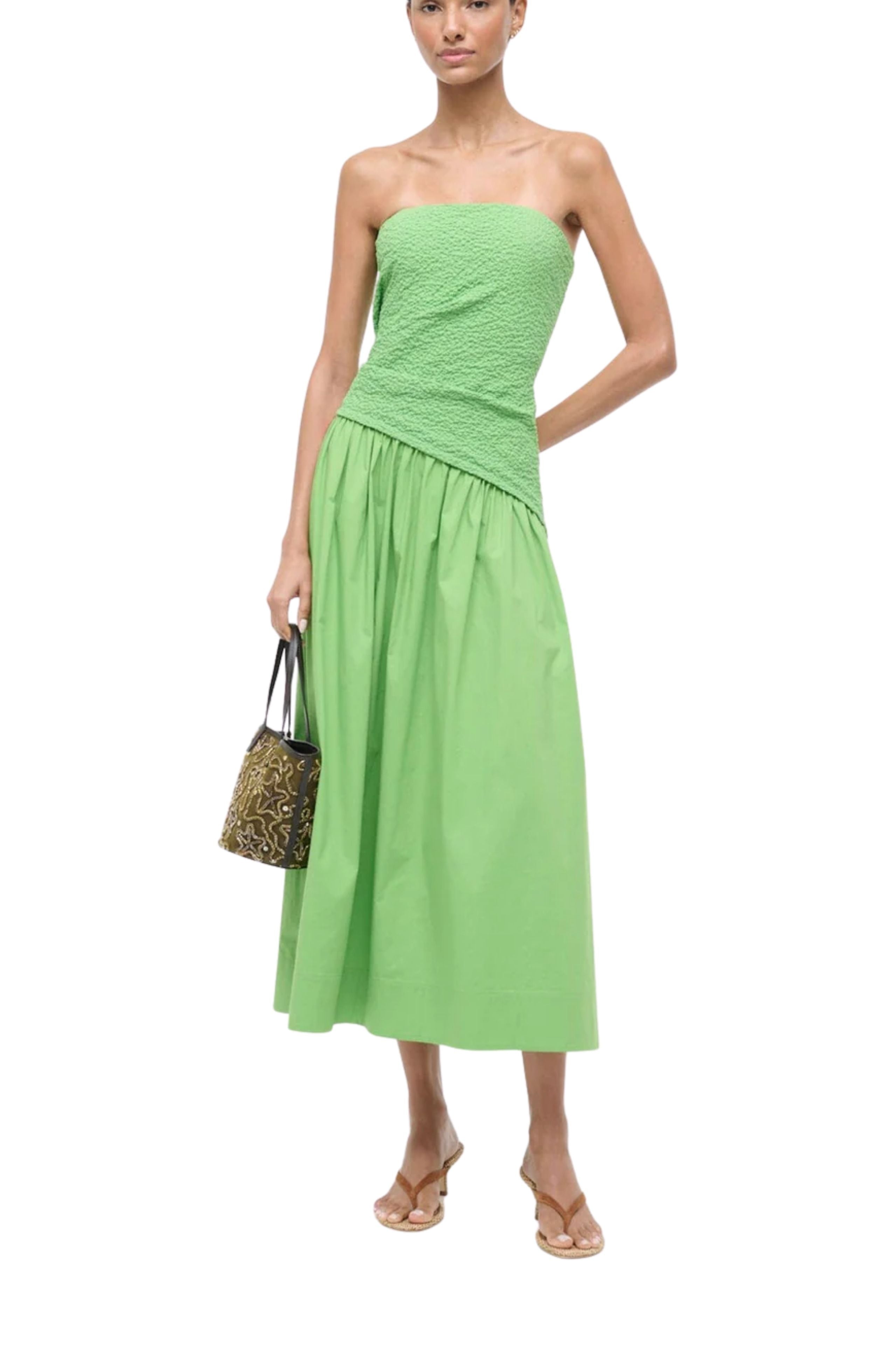 Staud Nia Dress - Vermillion