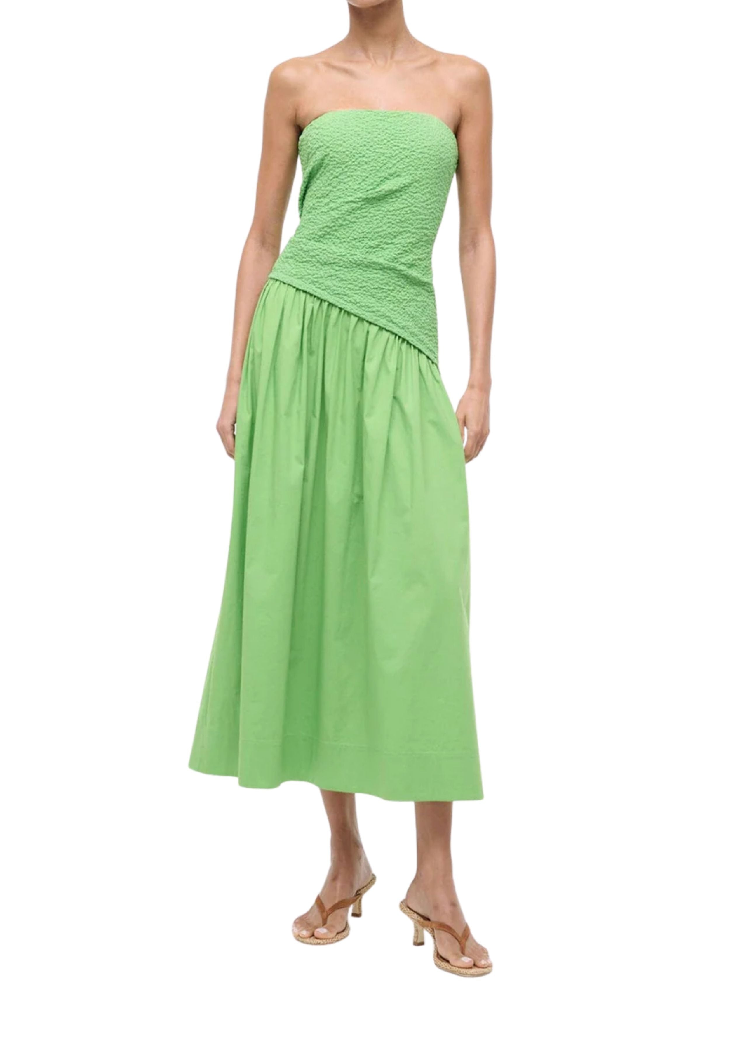 Staud Nia Dress - Vermillion