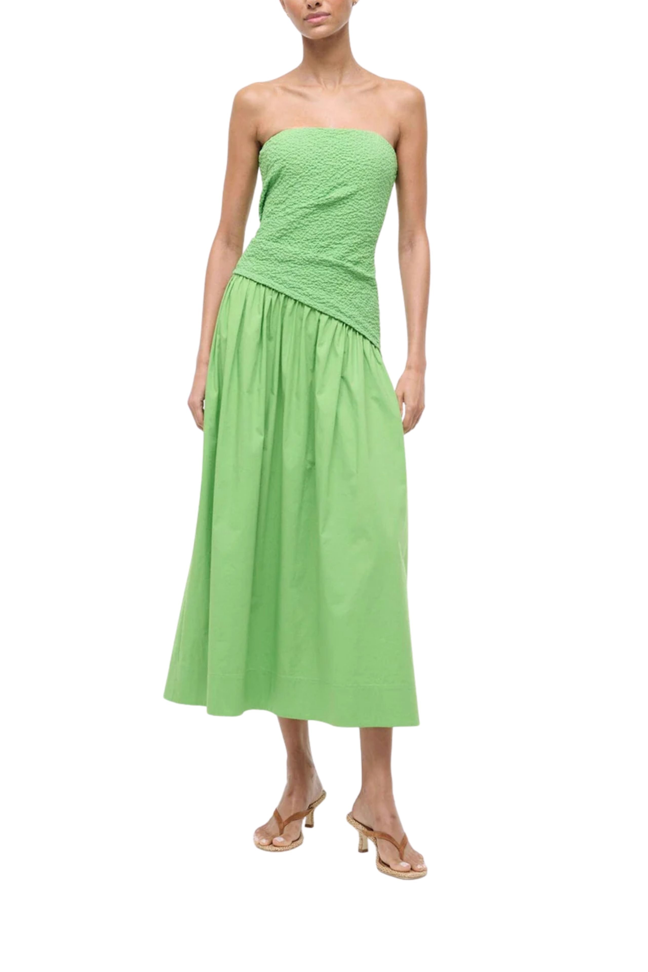 Staud Nia Dress - Vermillion