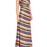 Staud Phare Silk Maxi Dress - Vermillion