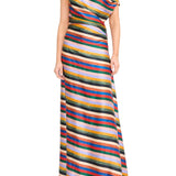 Staud Phare Silk Maxi Dress - Vermillion