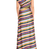 Staud Phare Silk Maxi Dress - Vermillion