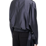 Staud Phoebe Silk Top - Vermillion