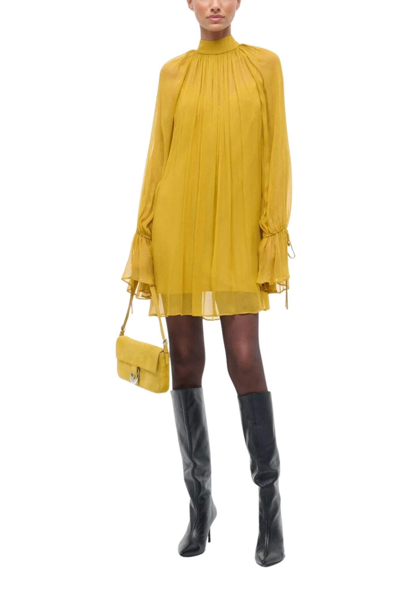 Staud Roux Dress - Vermillion