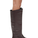 Staud Sebastian Kitten Heel Boot - Vermillion