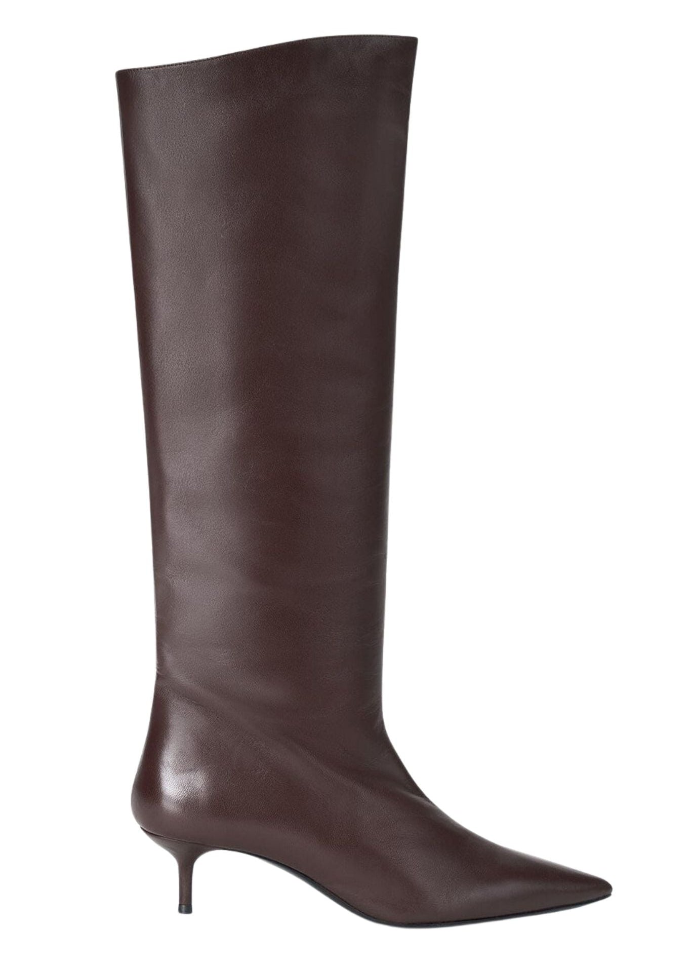 Staud Sebastian Kitten Heel Boot - Vermillion