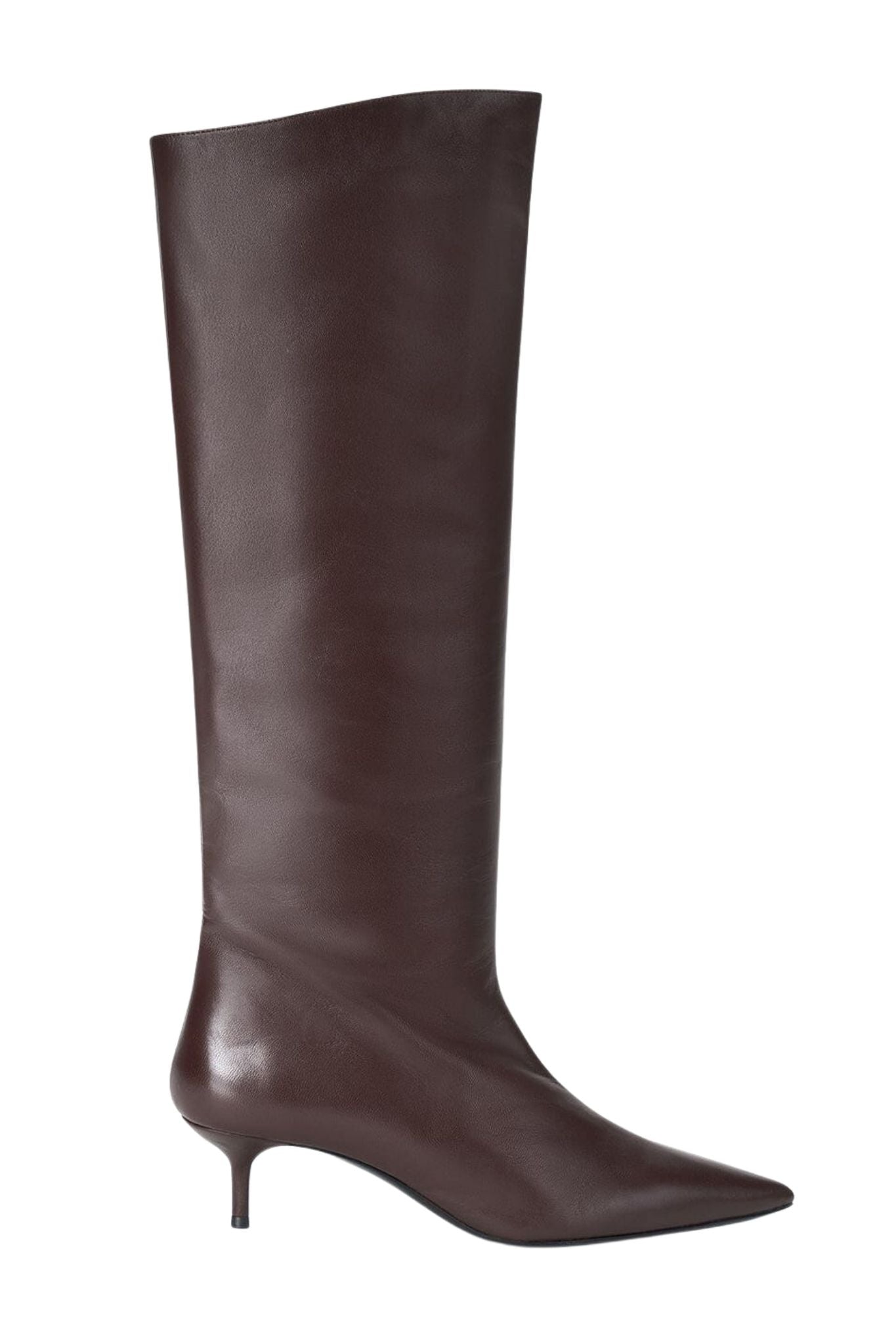 Staud Sebastian Kitten Heel Boot - Vermillion