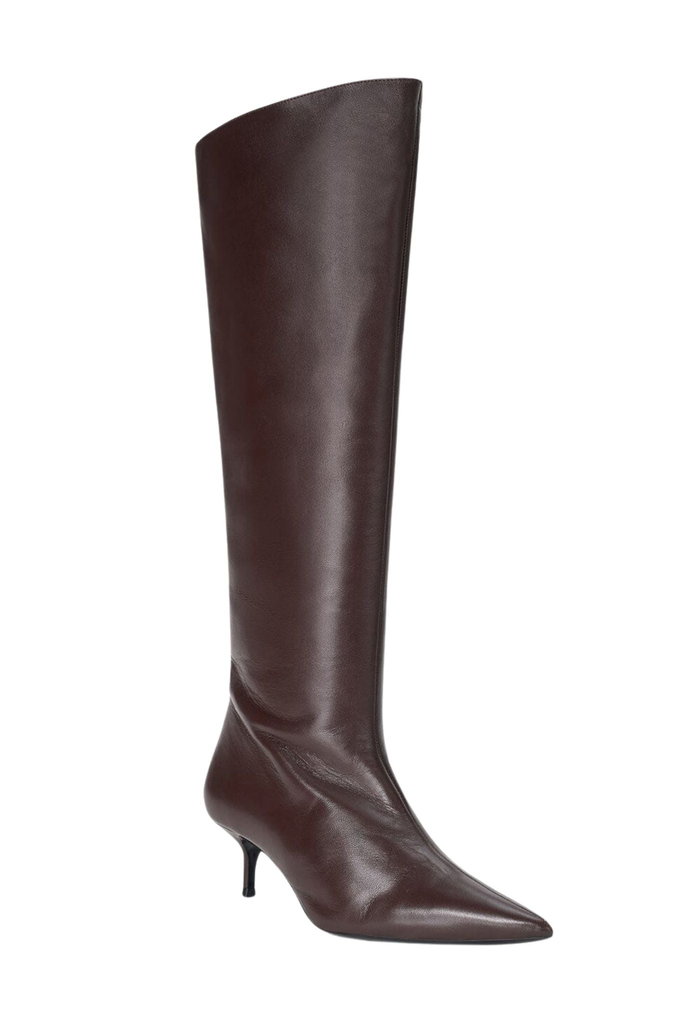 Staud Sebastian Kitten Heel Boot - Vermillion