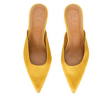 Staud Sebastian Kitten Heel Mule - Vermillion