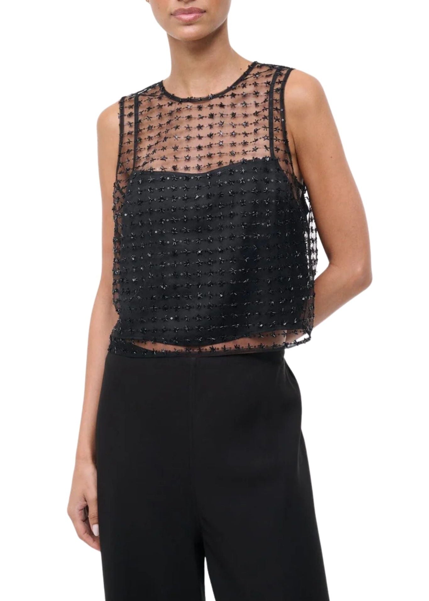 Staud Seraphina Top - Vermillion