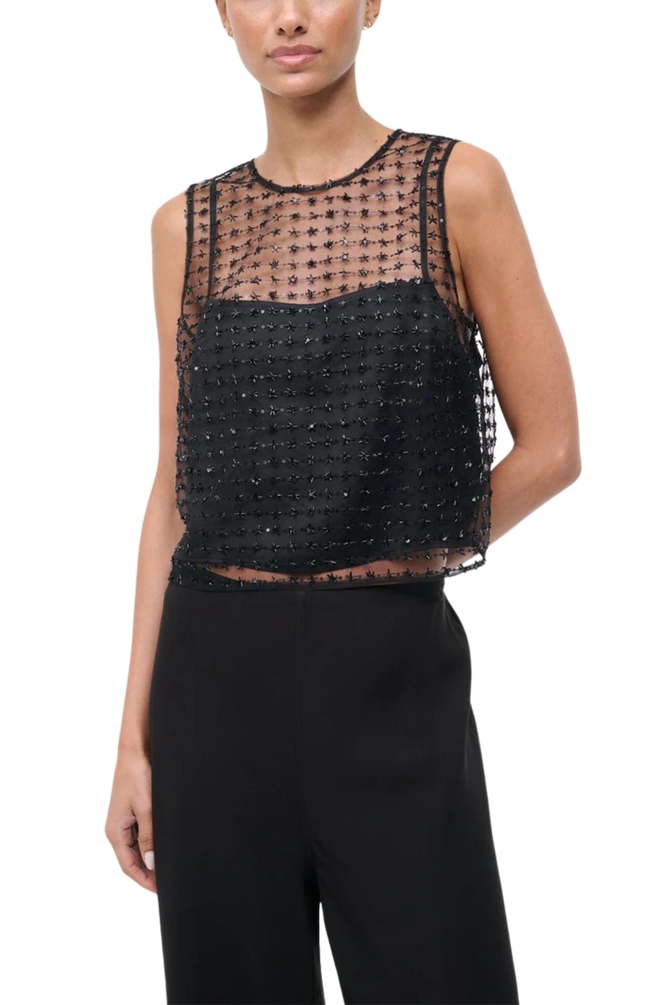 Staud Seraphina Top - Vermillion