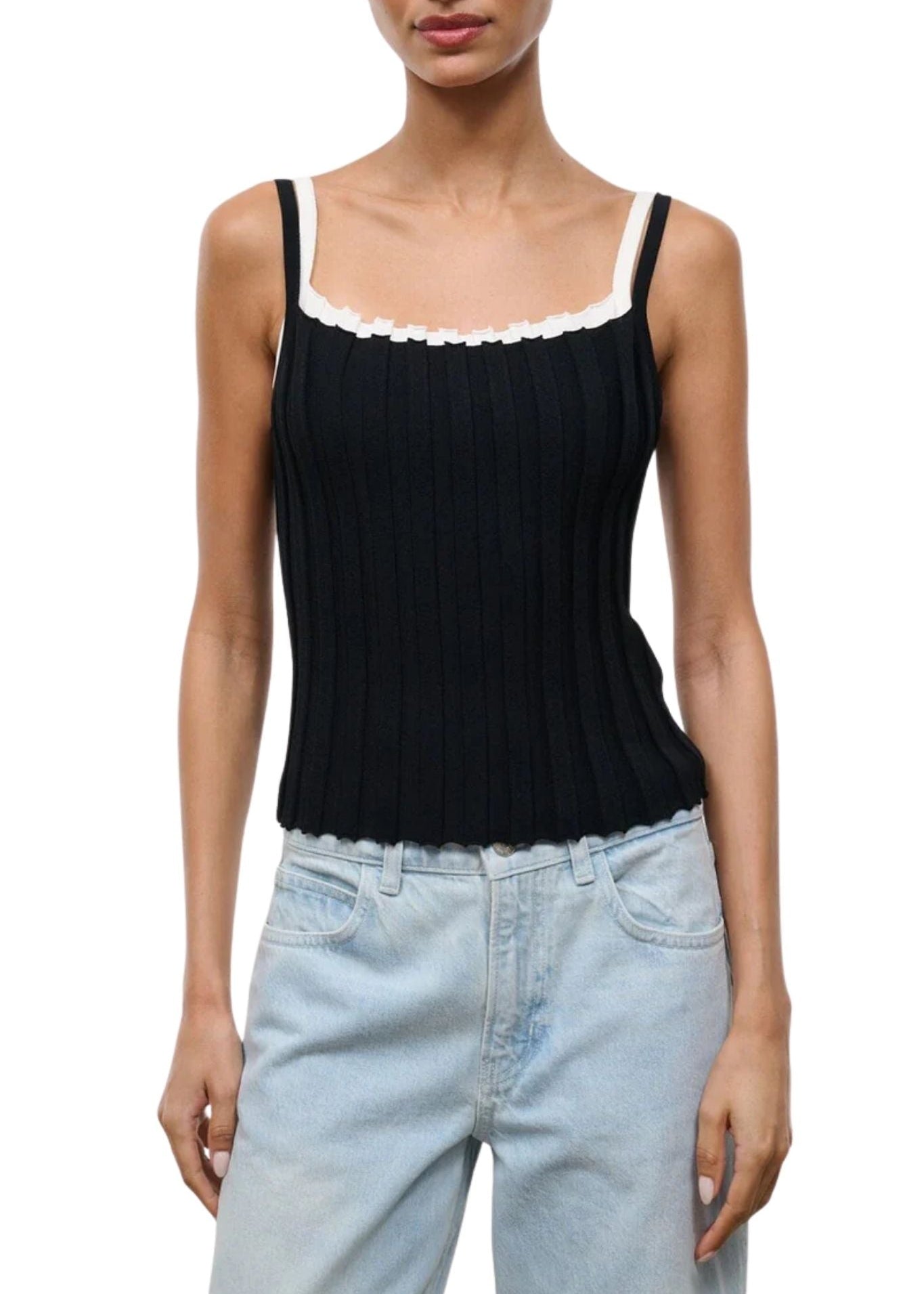 Staud Skye Tank - Vermillion