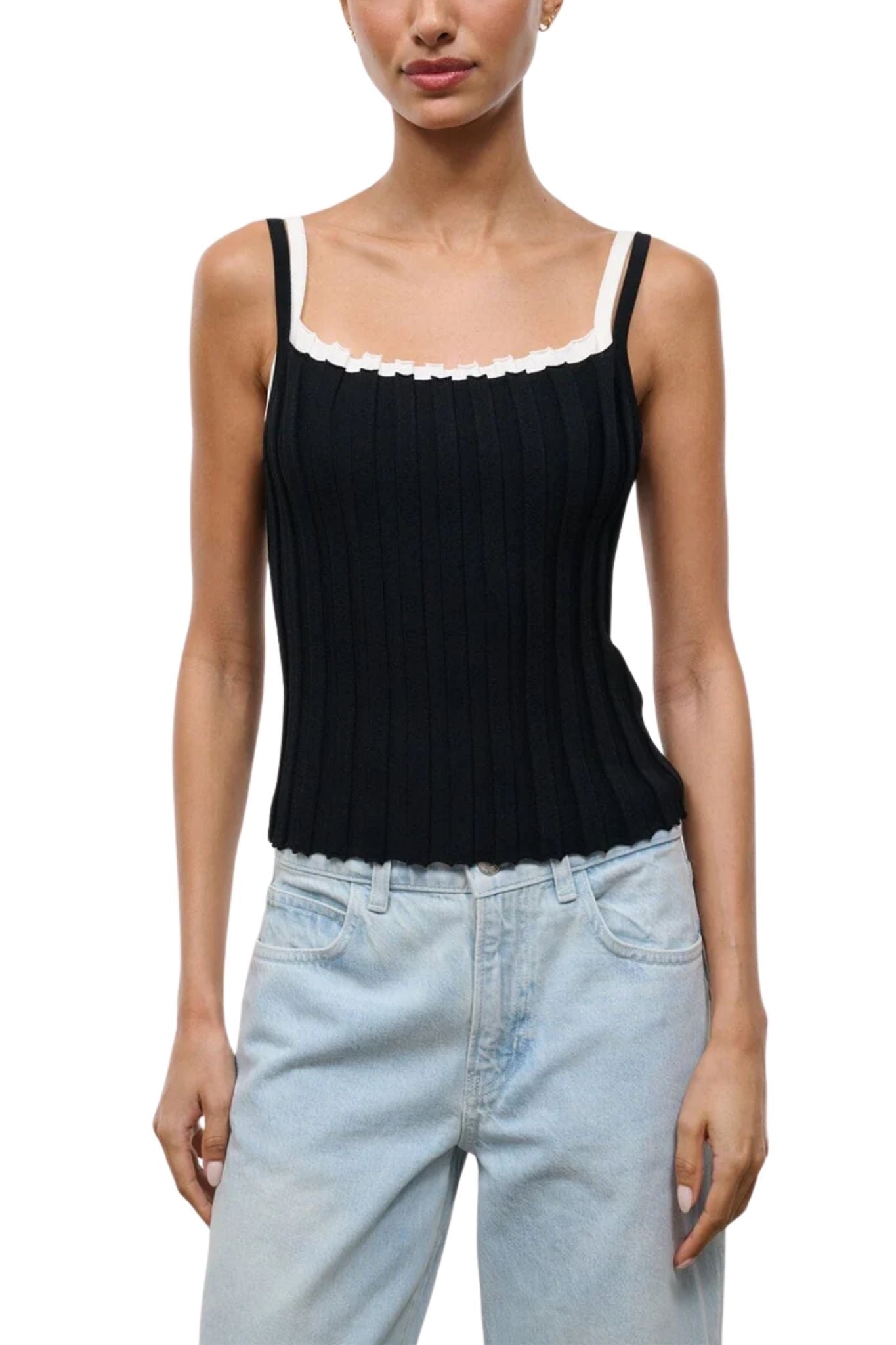 Staud Skye Tank - Vermillion