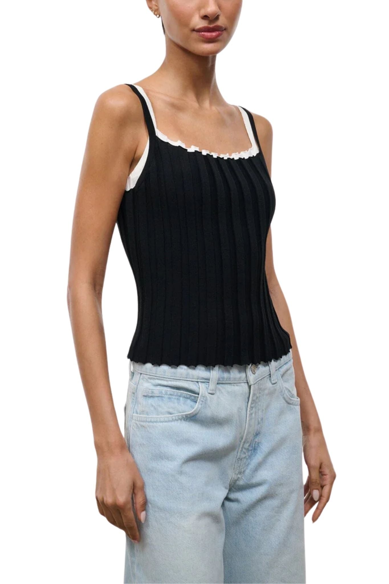 Staud Skye Tank - Vermillion
