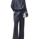 Staud Stroll Silk Pant - Vermillion