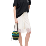 Staud Verano Silk Short - Vermillion