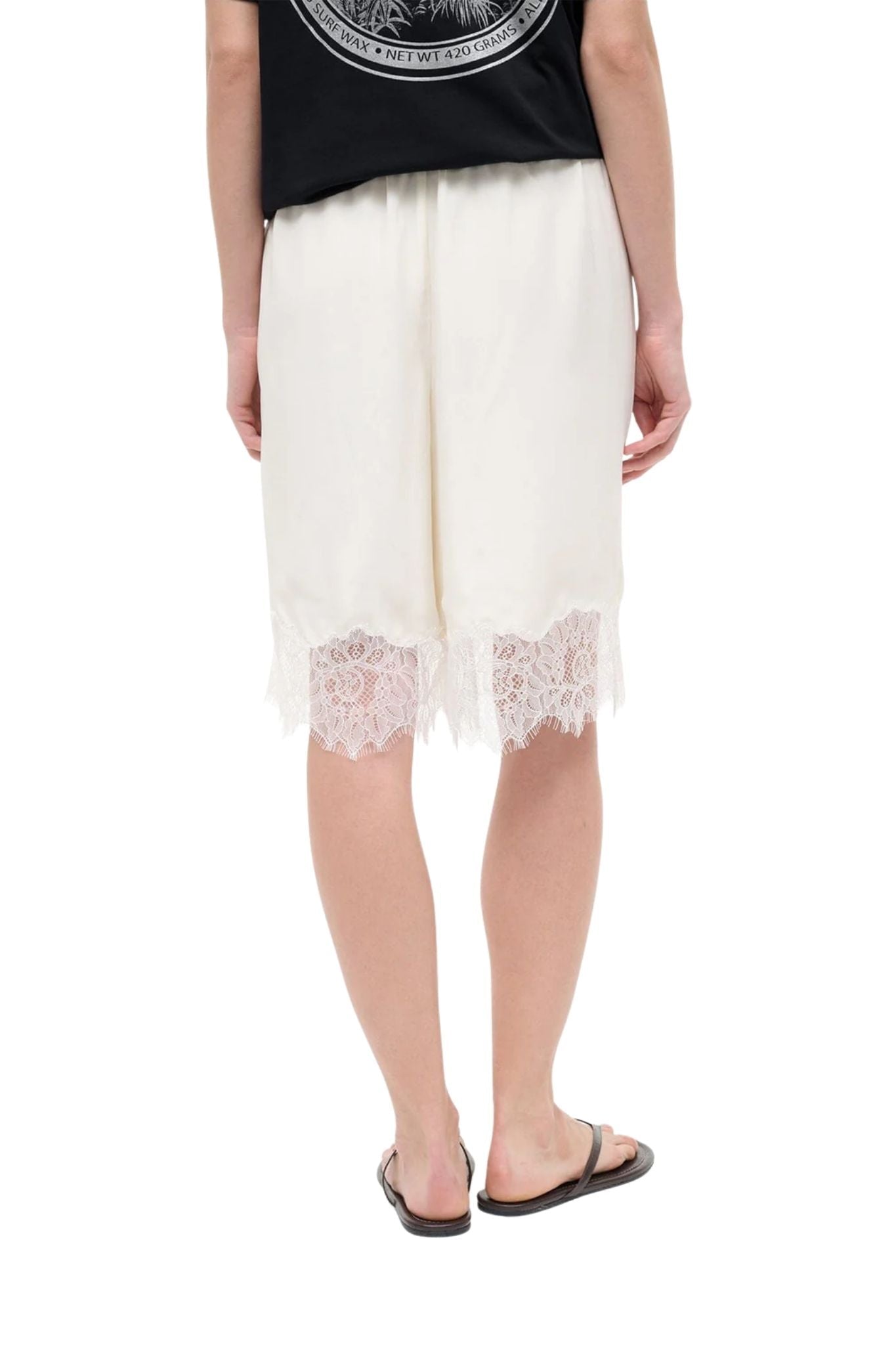 Staud Verano Silk Short - Vermillion