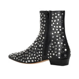 Staud Wally Flat Ankle Boot - Vermillion