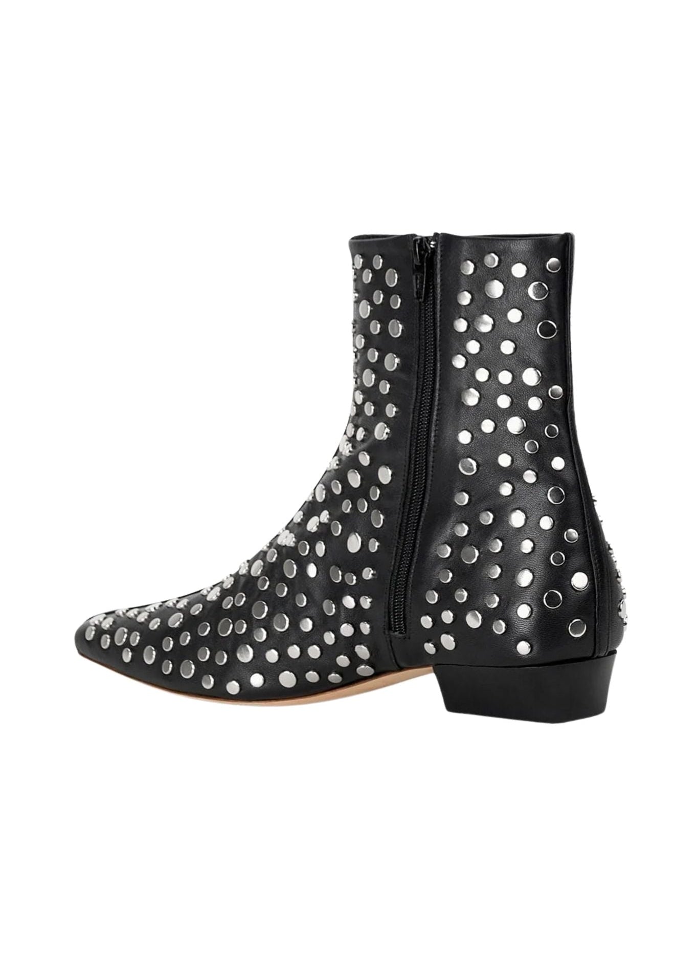 Staud Wally Flat Ankle Boot - Vermillion