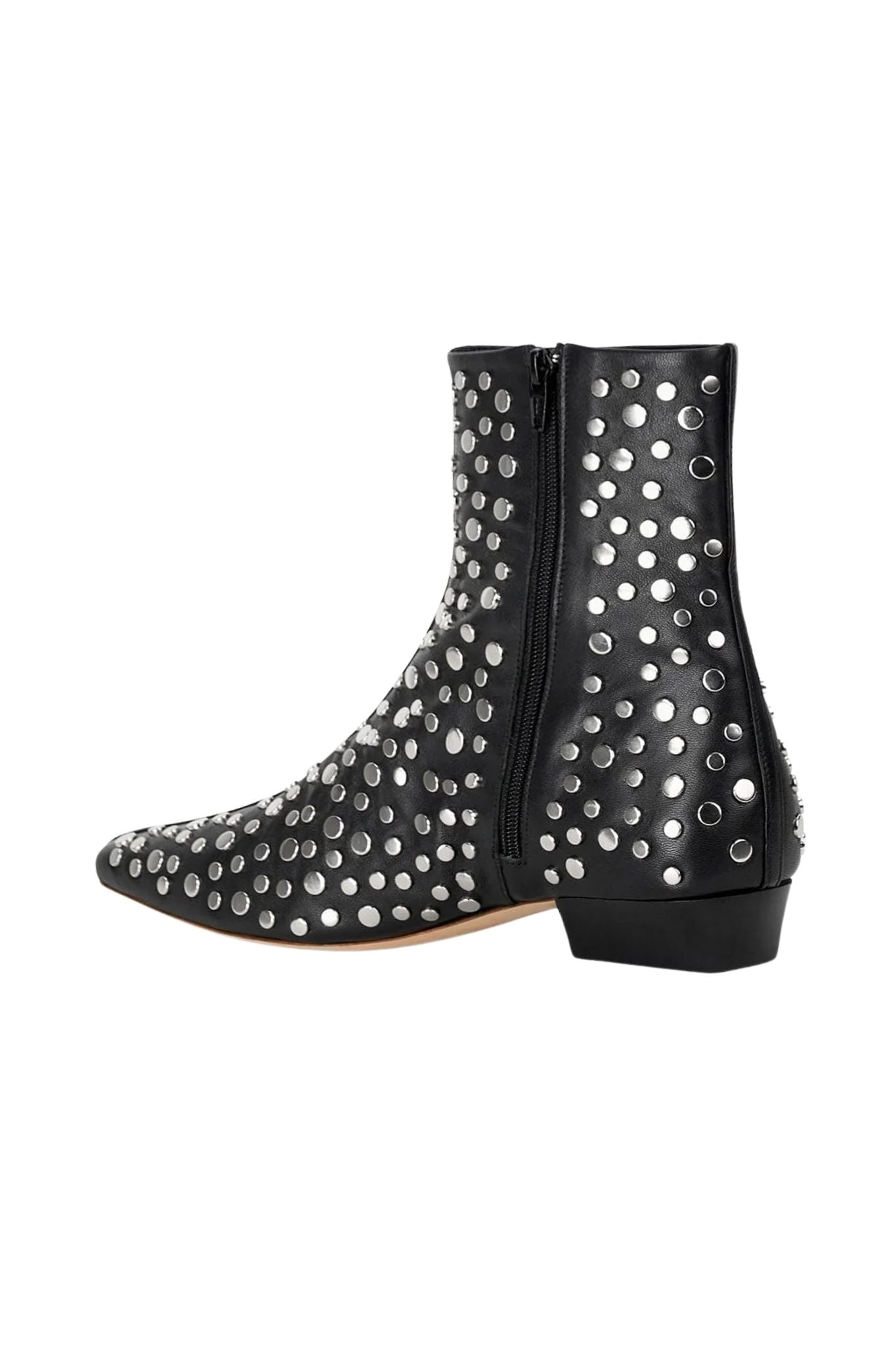 Staud Wally Flat Ankle Boot - Vermillion