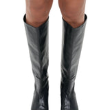 Staud Wally Flat Boot - Vermillion