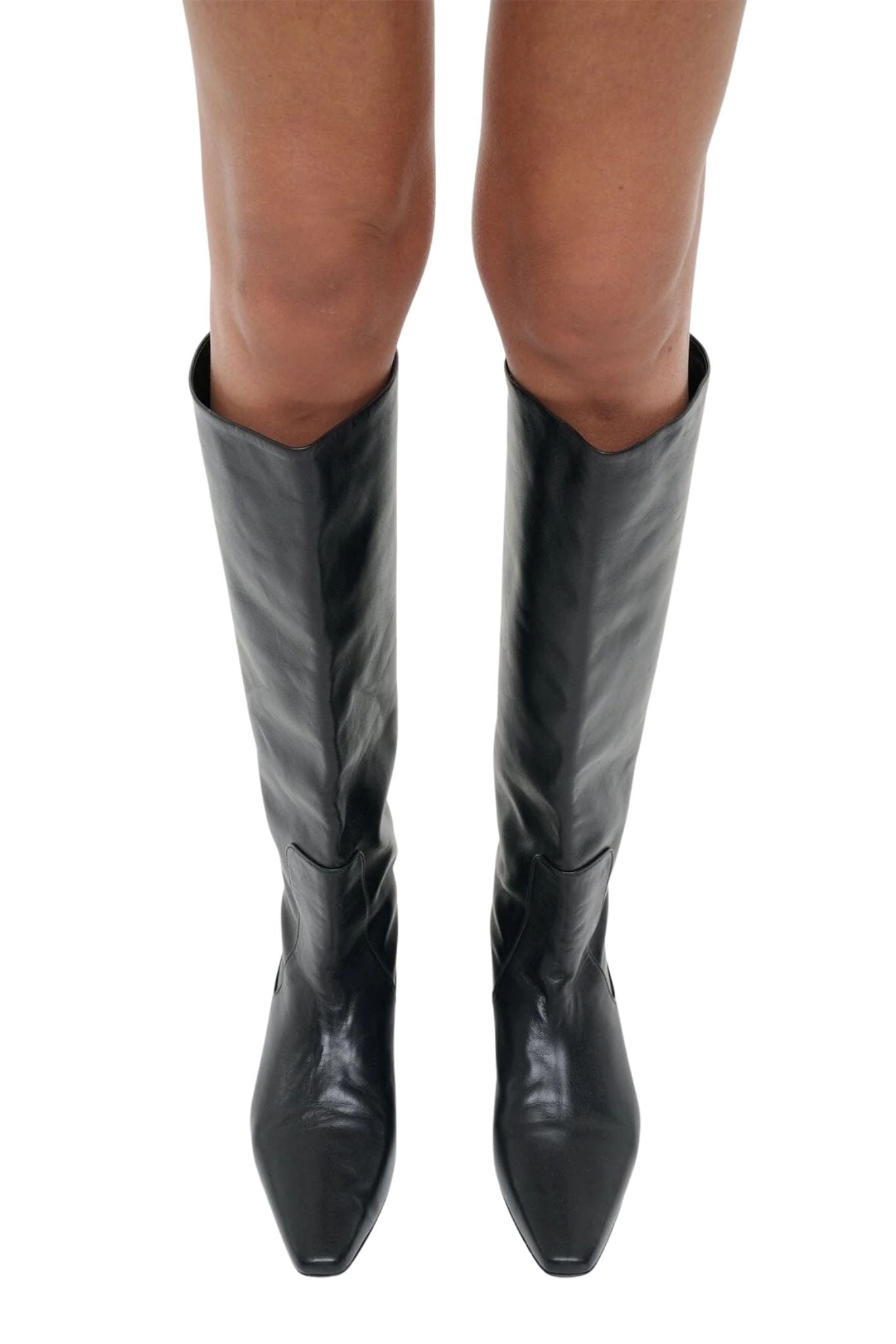 Staud Wally Flat Boot - Vermillion