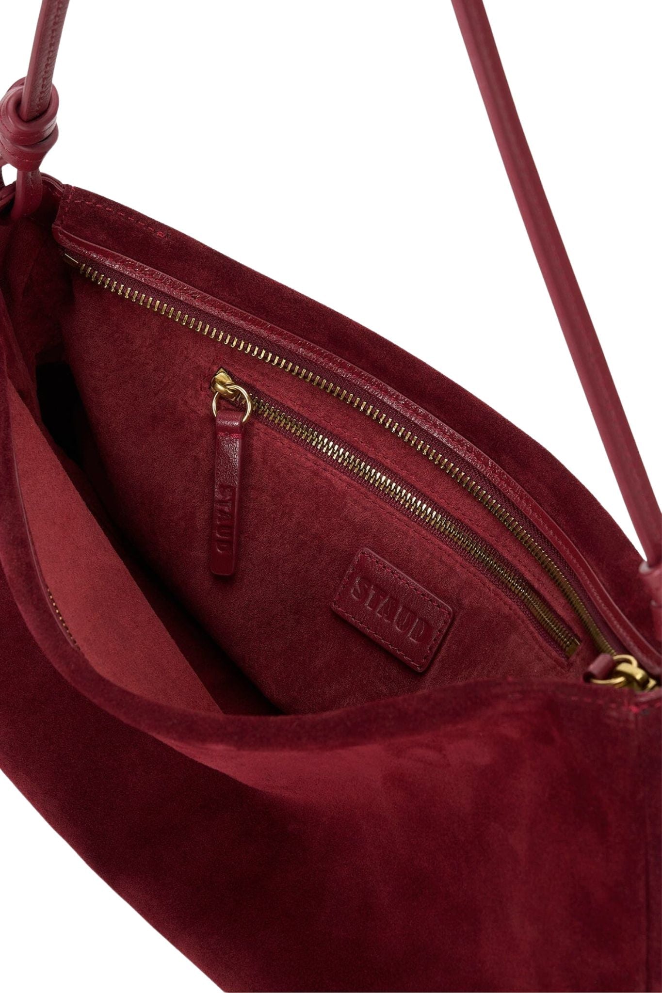 Staud Wally Shoulder Bag - Vermillion