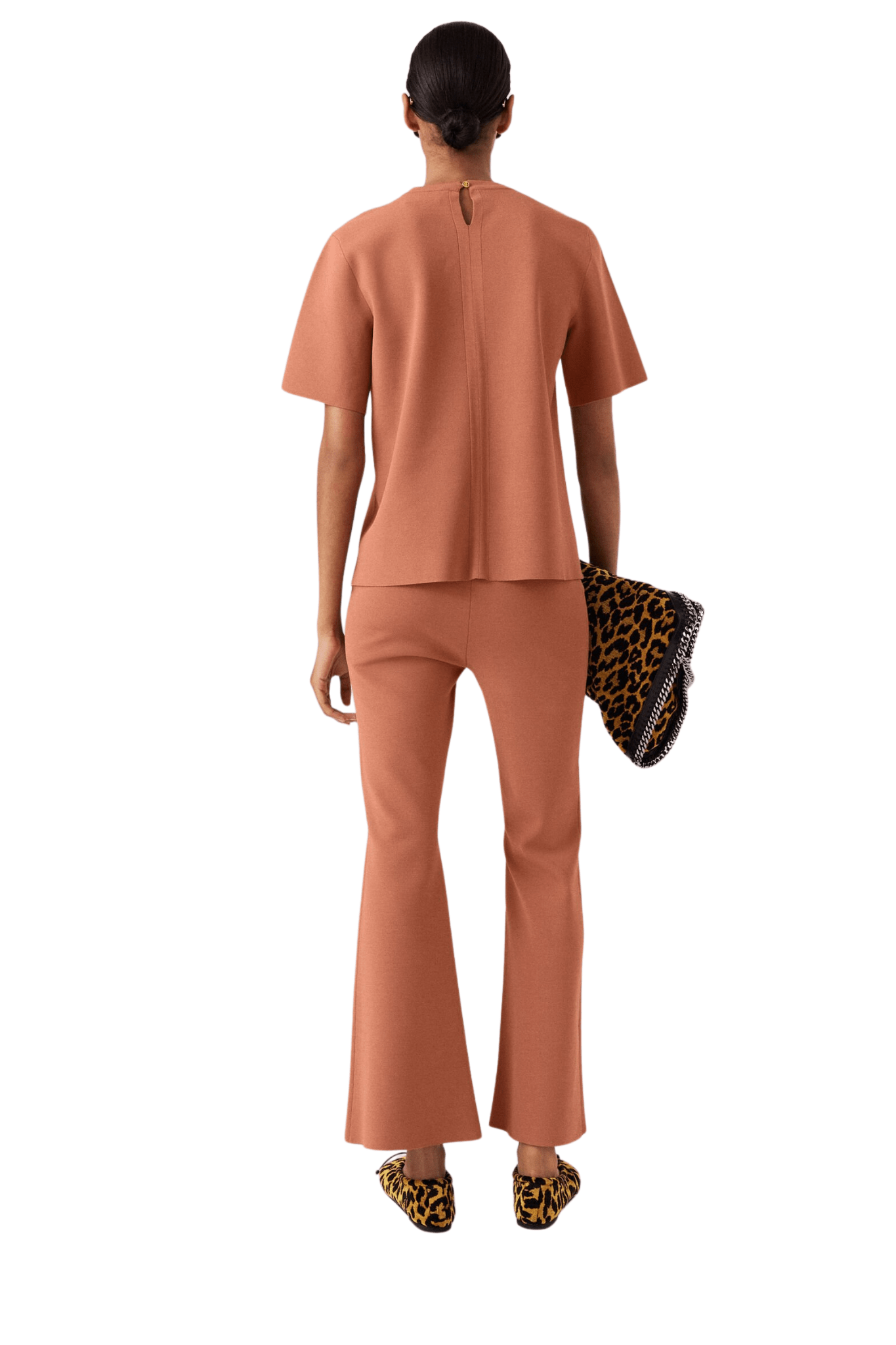 Stella McCartney Compact Knit Iconic Trousers - Vermillion