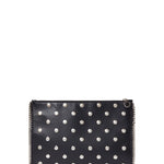 Stella McCartney Falabella Studded Zippered Pouch - Vermillion