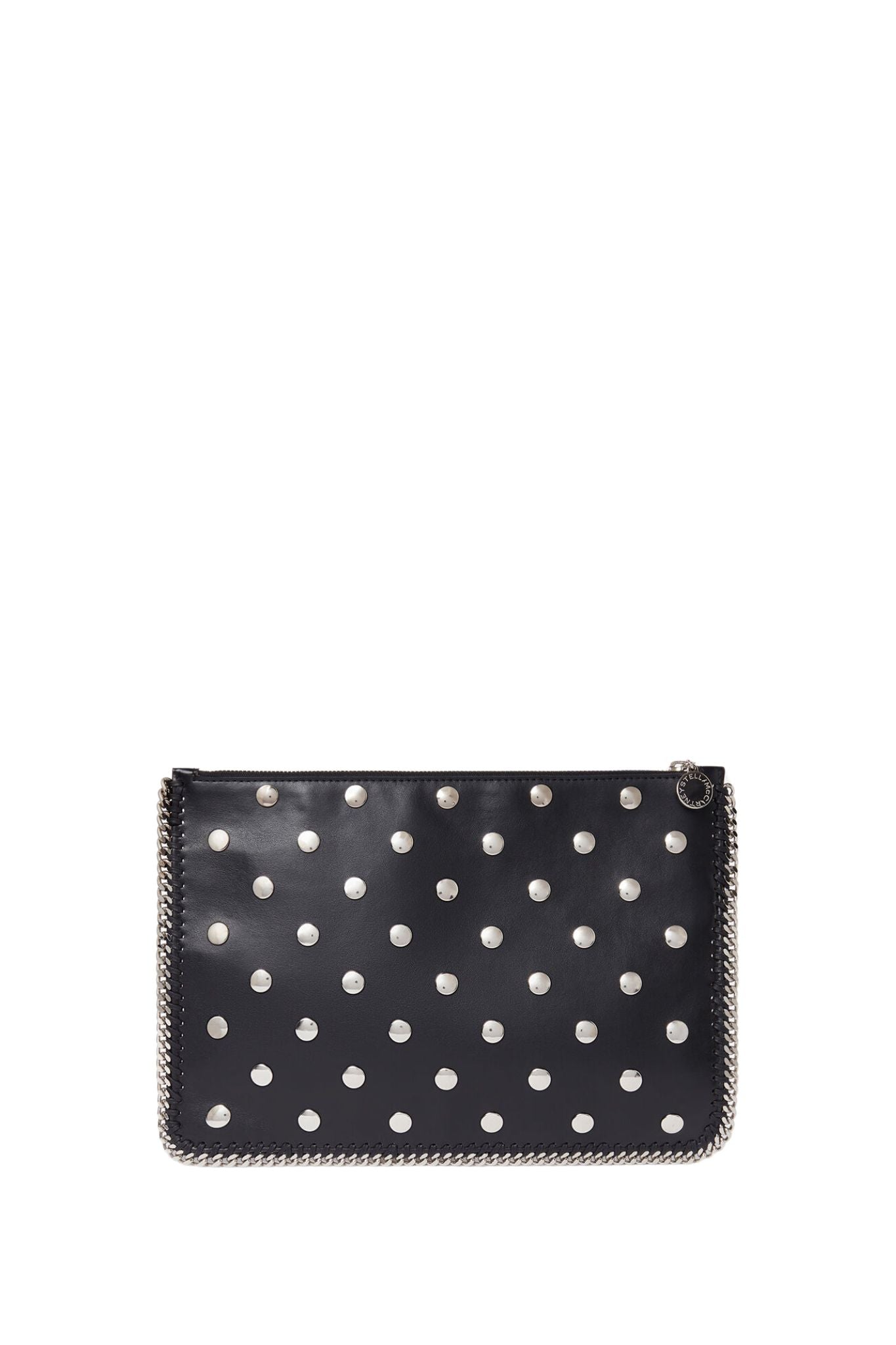 Stella McCartney Falabella Studded Zippered Pouch - Vermillion