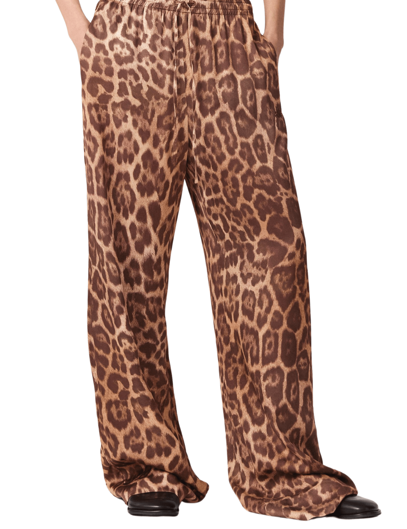 Stella McCartney Leopard Print Pajama Trousers - Vermillion