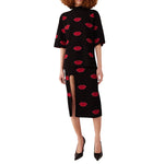 Stella McCartney Lips Jacquard Jumper - Vermillion