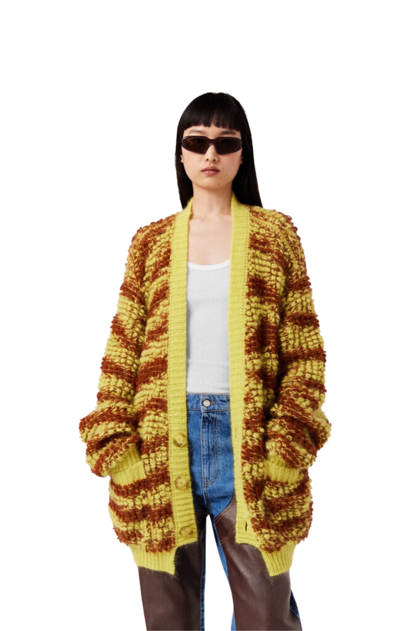 Stella McCartney Tiger Cardigan - Vermillion