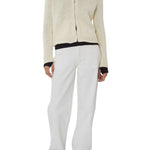 Still Here Bear Zip Up in Cream - Vermillion