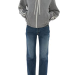 Still Here Boyfriend Zip in Grey - Vermillion